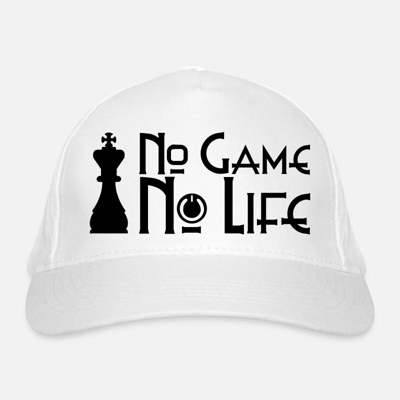 Pas de jeu, pas de déclaration de vie - Casquette classique bio - blanc