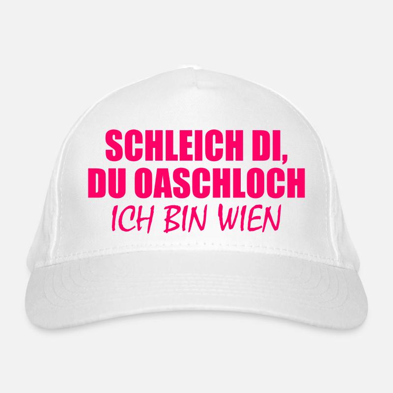schleich di du oaschloch Bio-Baseballkappe