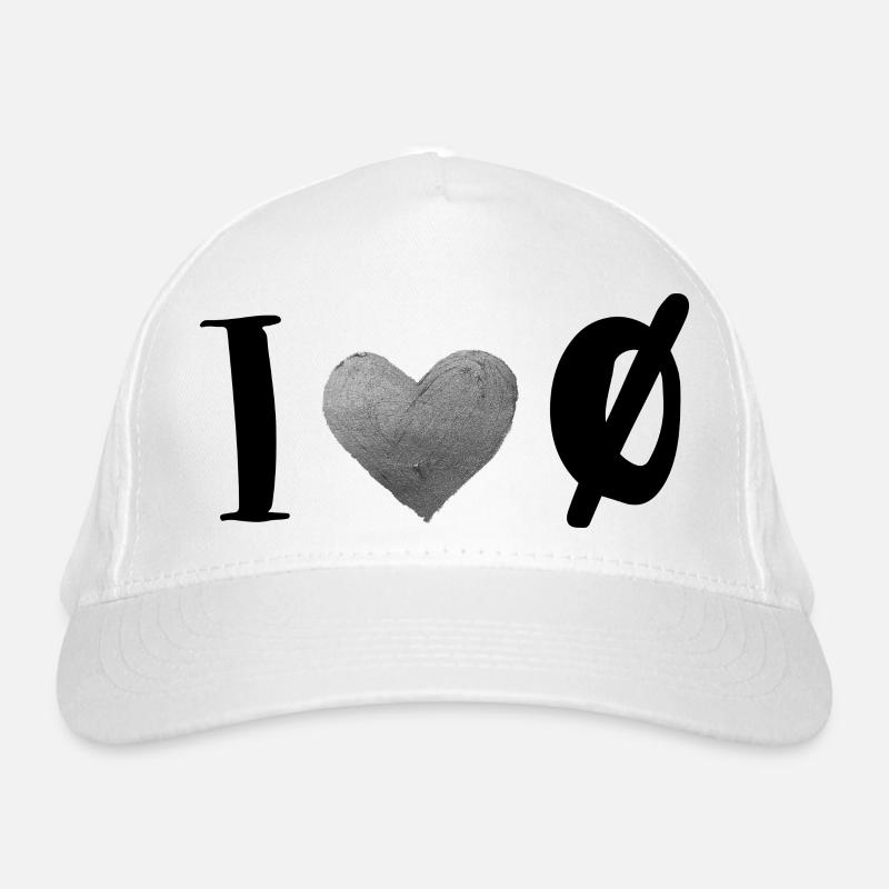 I love iø Casquette classique bio