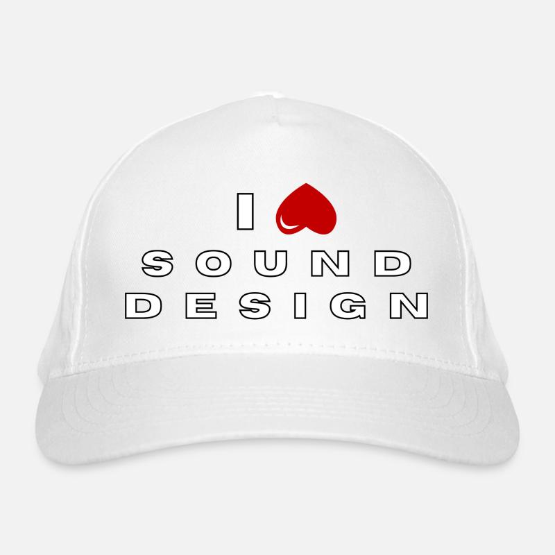 Je déteste le design sonore Casquette classique bio