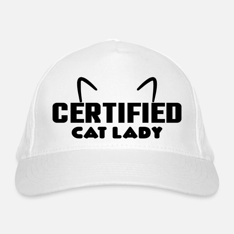 Certified Cat Lady Bio-Baseballkappe