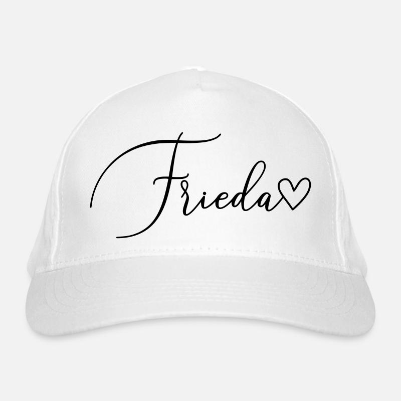 Frieda Name Vorname Mädchen Bio-Baseballkappe