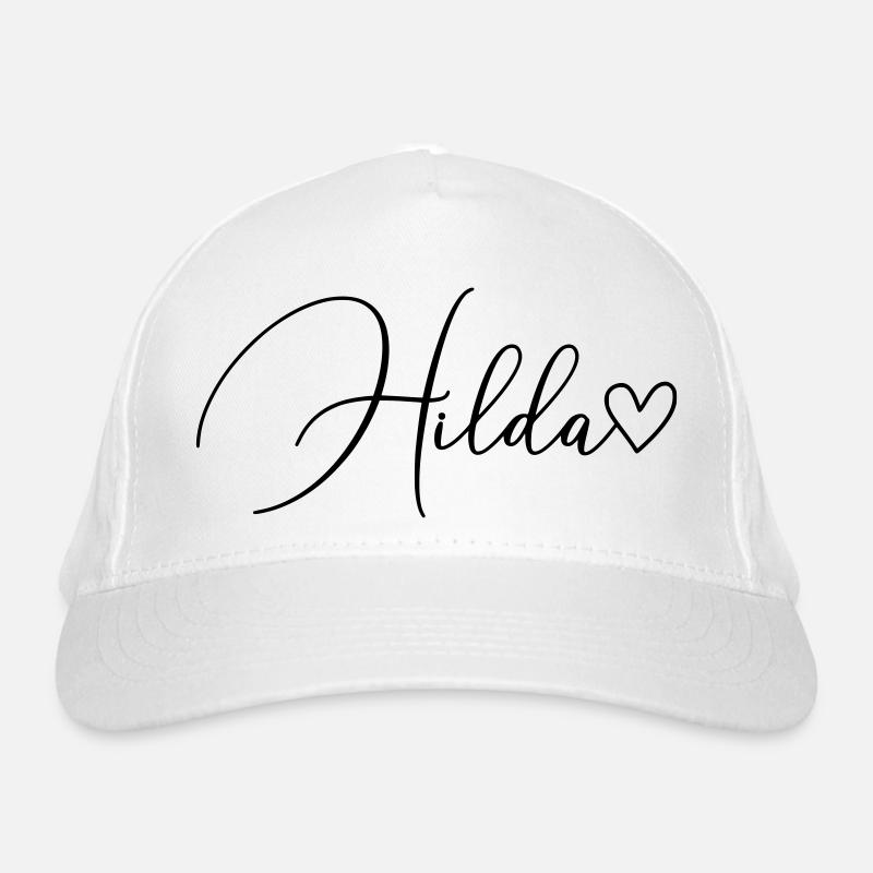 Hilda Name Vorname Mädchen Bio-Baseballkappe