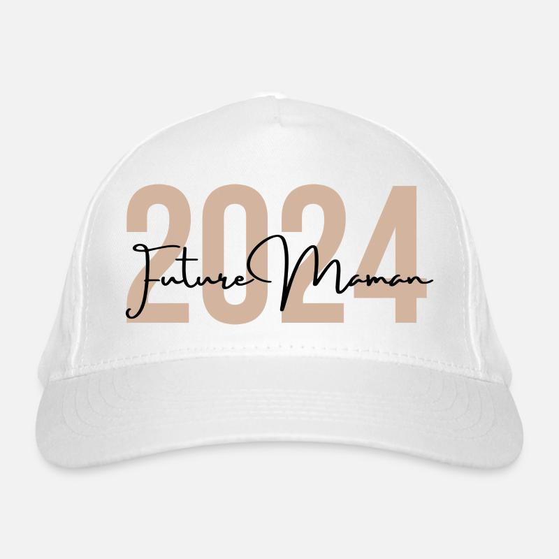 Werdende Mama 2024 Bio-Baseballkappe