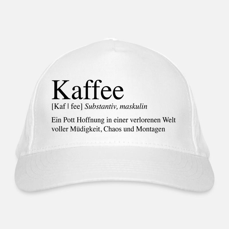 Kaffee - Ein Pott Hoffnung ... Bio-Baseballkappe