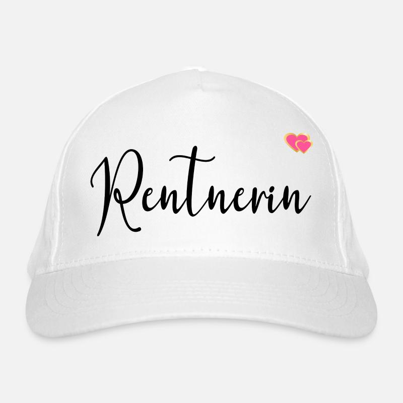 Rentnerin Rente Herz Bio-Baseballkappe