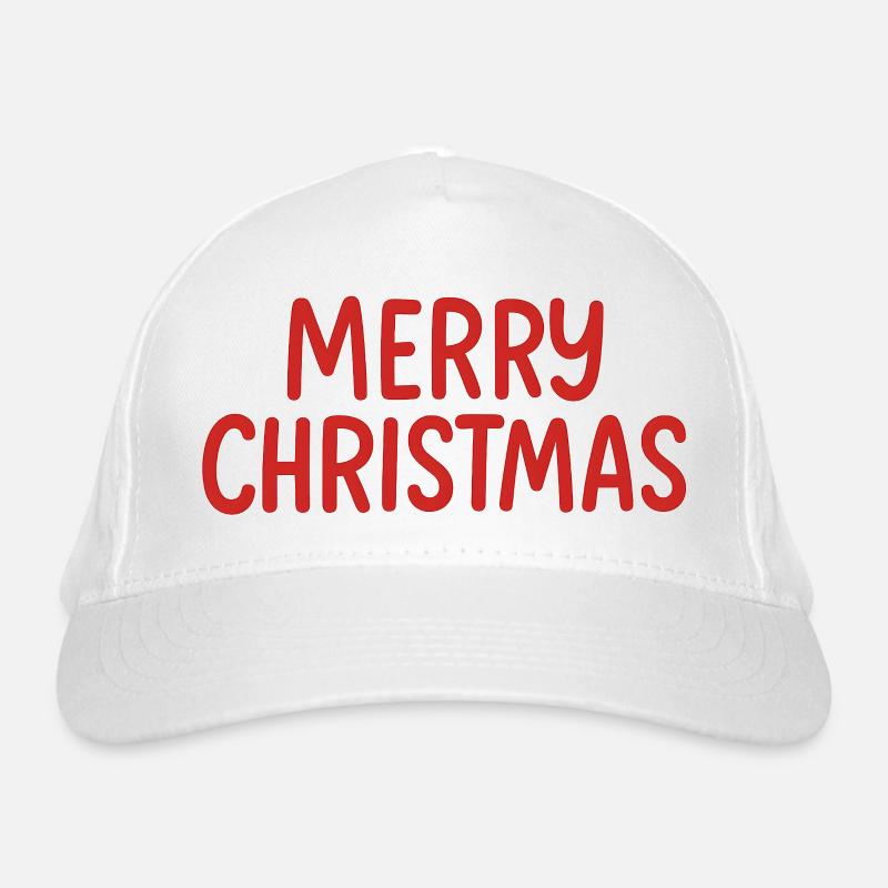 Merry Xmas Christmas Organic Baseball Cap