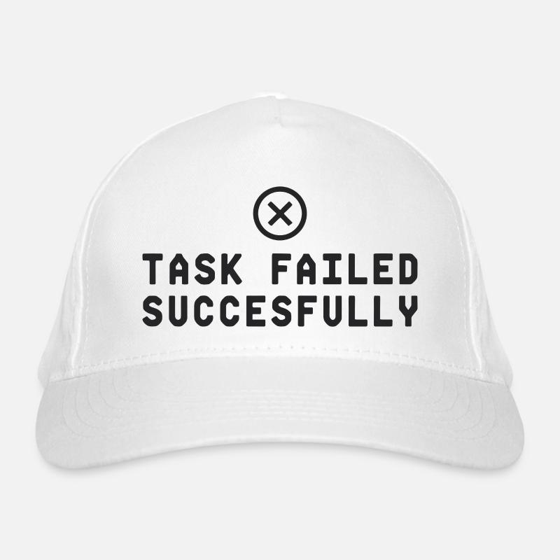 Task Failed Successfully IT Paradoxon Bio-Baseballkappe