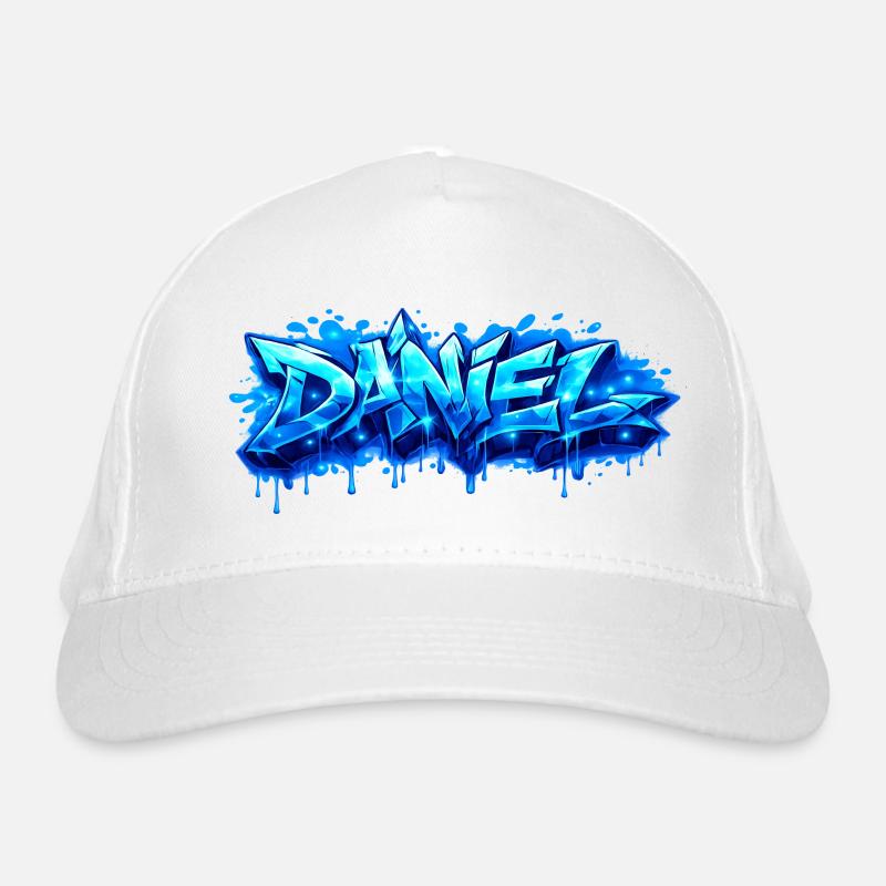 Graffiti DANIEL Name Geschenk Ideal druckbar Bio-Baseballkappe