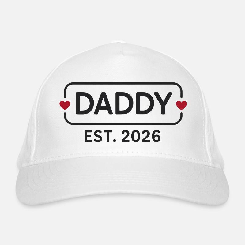 DADDY 2026 Stolzer werdender Vater Bio-Baseballkappe