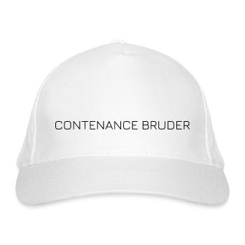 Contenance Bruder - Bio-Baseballkappe - Weiß - Vorne