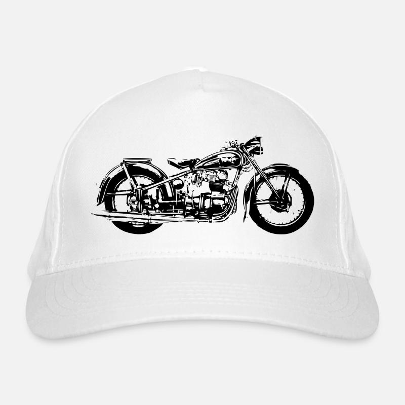 Touren AWO 1Sitzer - Bio-Baseballkappe - Weiß