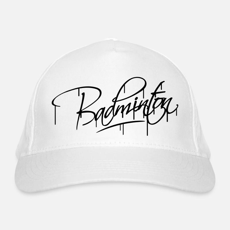 Badminton Graffiti Design Bio-Baseballkappe
