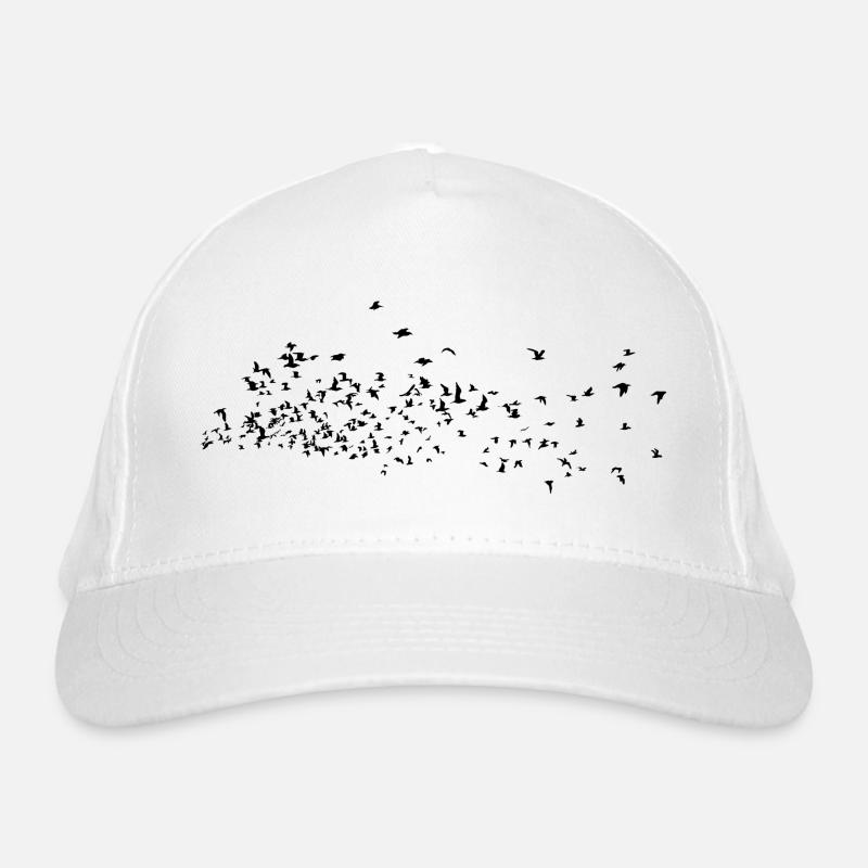 Vögel Tiere Bio-Baseballkappe