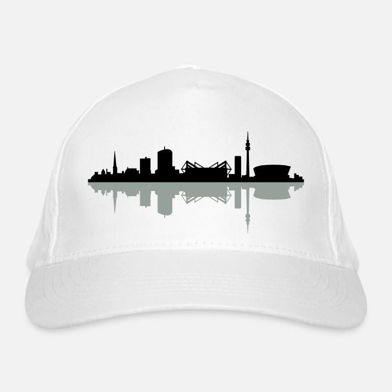Skyline Dortmund Schatten Bio-Baseballkappe