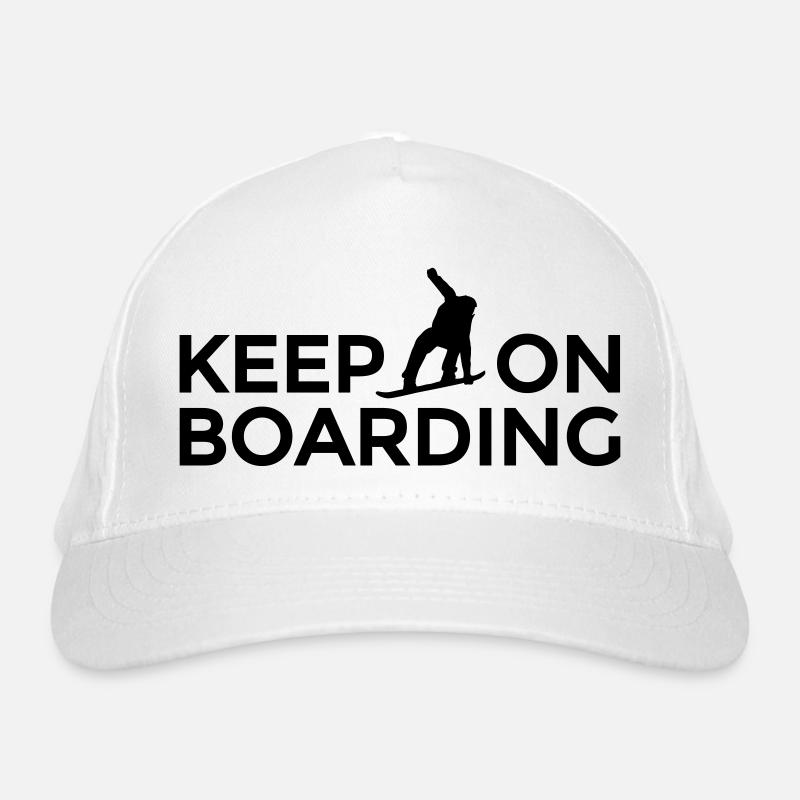 Continue de monter Après-ski Snowboardeur Snowboard Casquette classique bio