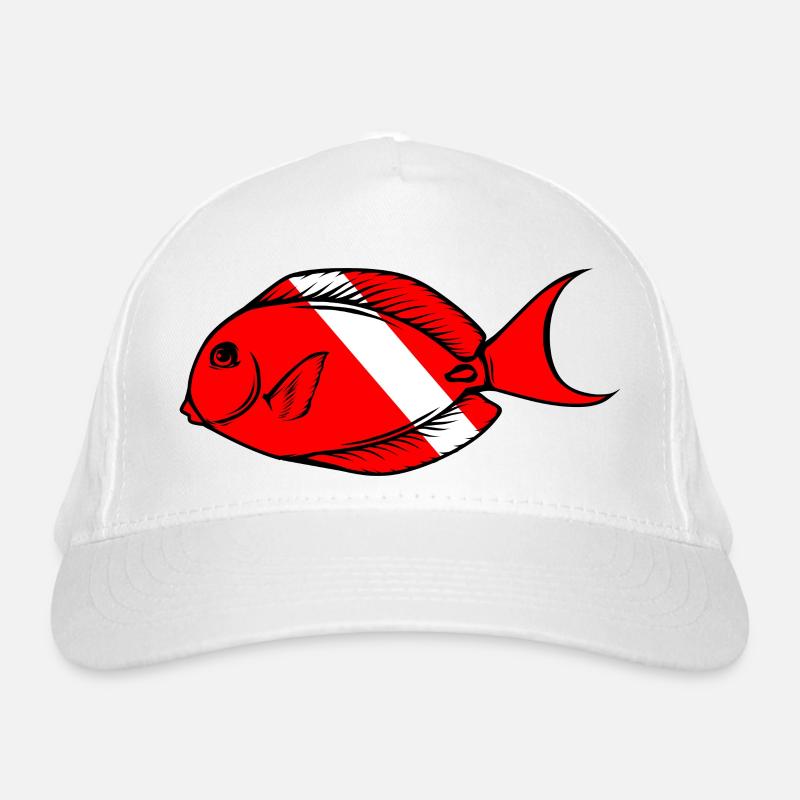Doctor Fish two by Scuba.Style Organic Baseball Cap