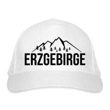 Erzgebirge - Bio-Baseballkappe - Weiß - Vorne