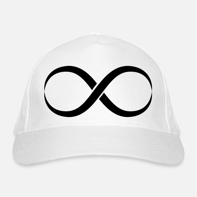 Zeichen Unendlich Symbol Form Bio-Baseballkappe