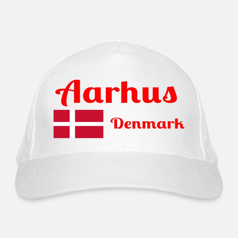 Aarhus Denmark - Stylish prints Organic Baseball Cap