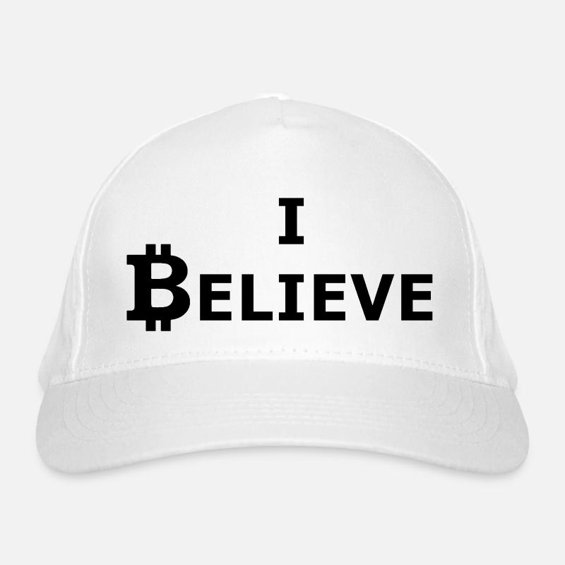 Bitcoin schwarz Bio-Baseballkappe