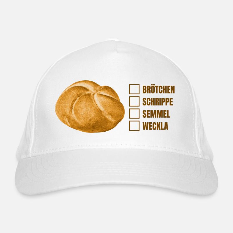 Petit pain ou petit pain ? – Conception amusante en dialecte Casquette classique bio