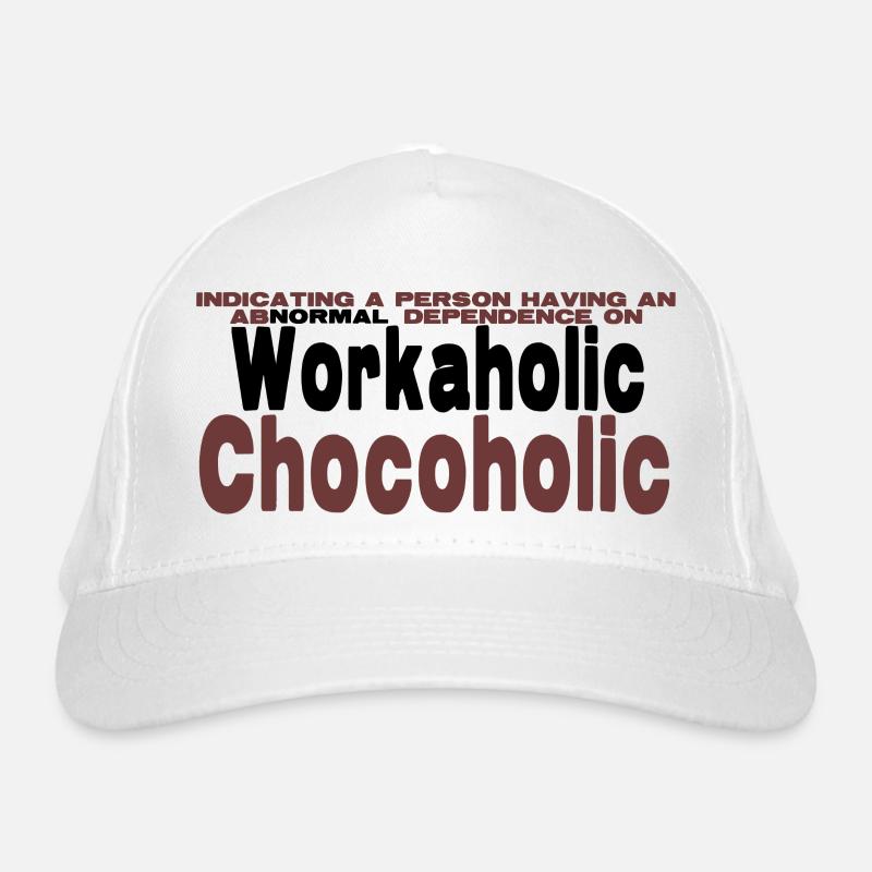 Job workaholic and funny saying Organic Baseball Cap
