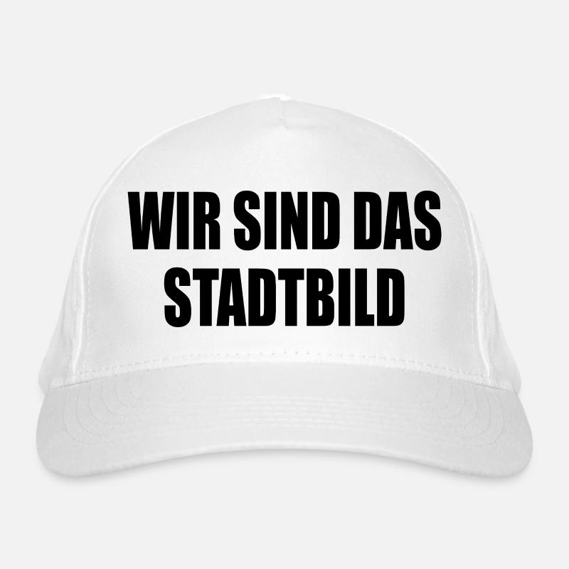 wir sind das stadtbild Bio-Baseballkappe