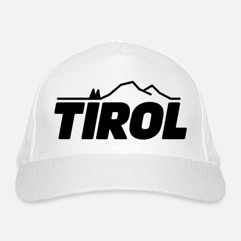 Tirol - Souvenir Design Bio-Baseballkappe