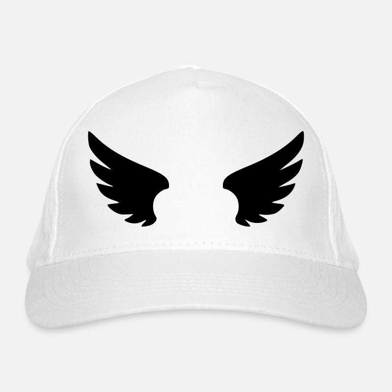 Engel Piktogramm | Schutzengel & Glaube Symbol Bio-Baseballkappe
