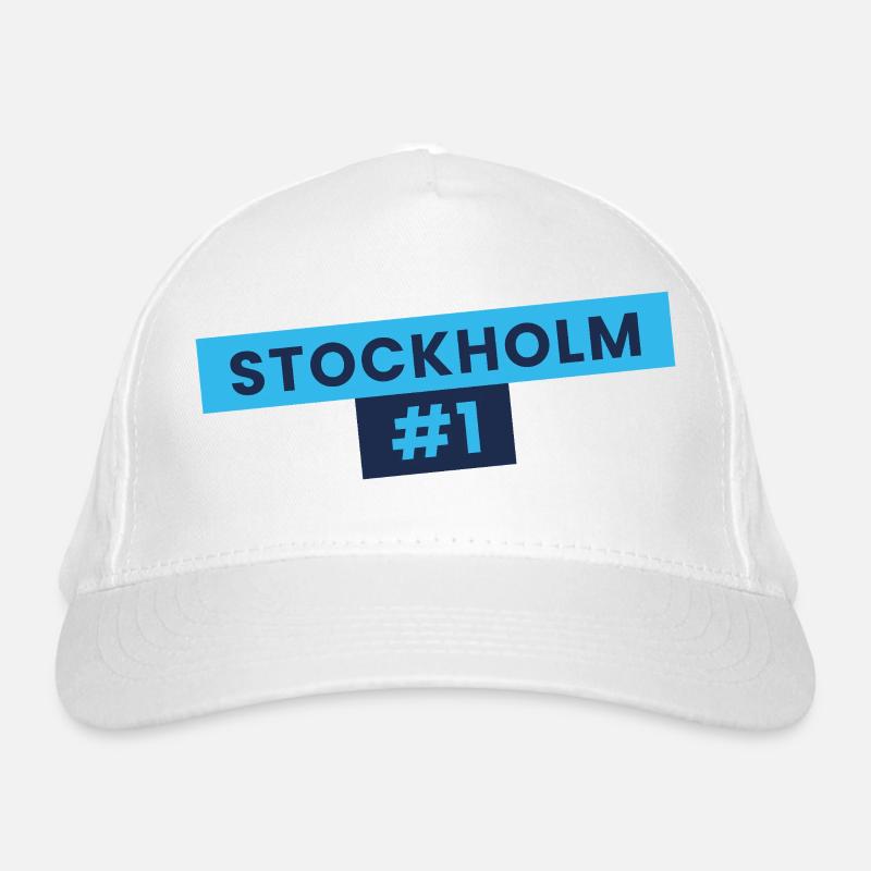 Conception de la bannière Stockholm #1 Casquette classique bio