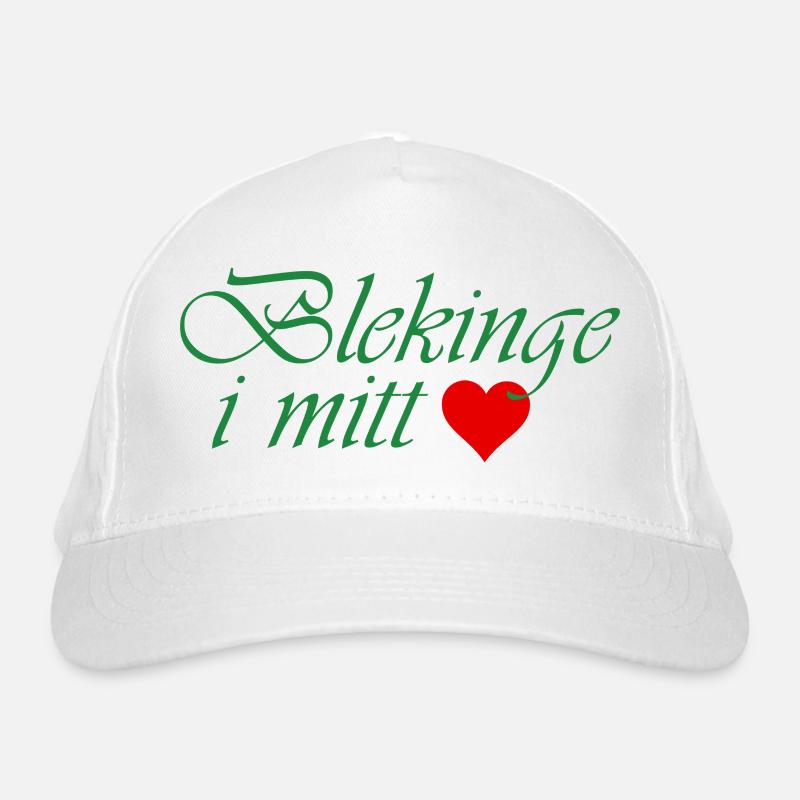 Blekinge dans mon cœur Casquette classique bio
