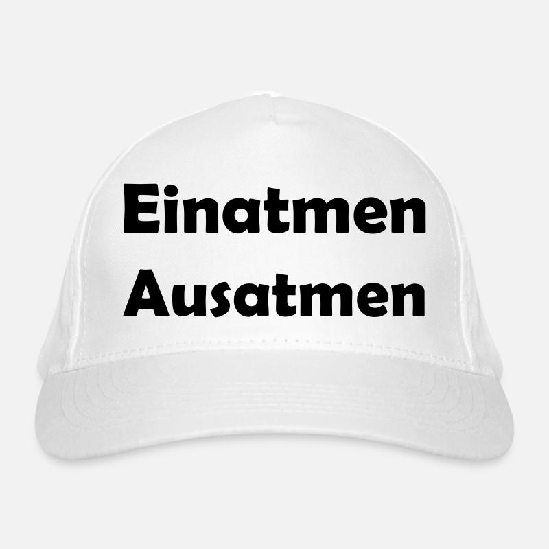 Inhale Exhale Organic Baseball Cap
