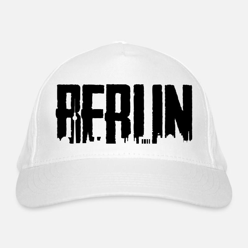 Berlin T-Shirt, Skyline,Kreuzberg,Mitte,Neukölln Bio-Baseballkappe