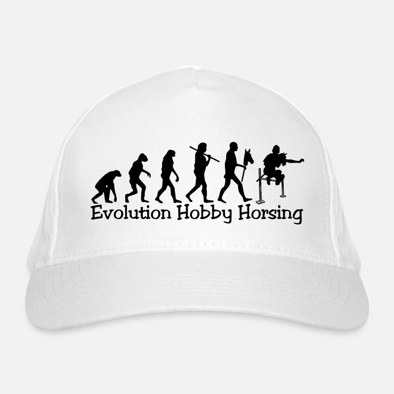 Evolution Hobby Horsing (black) Organic Baseball Cap