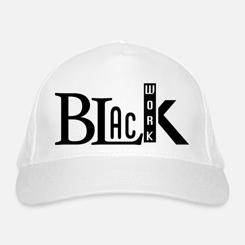 black work Bio-Baseballkappe