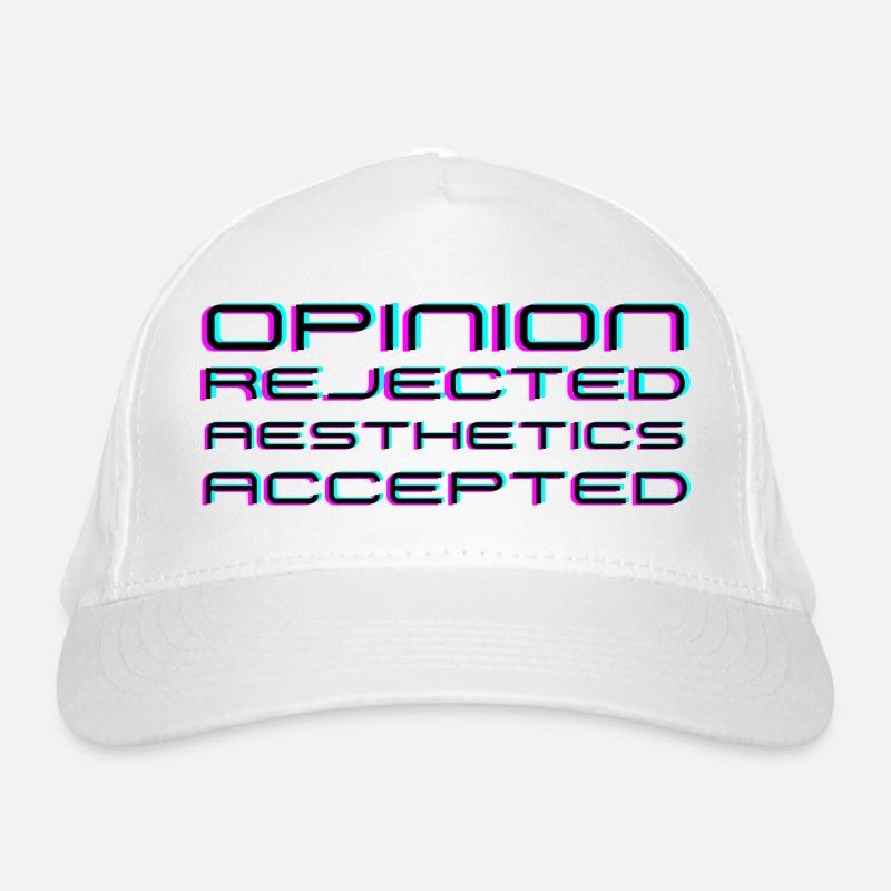 Avis rejeté, Esthétique acceptée ! Casquette classique bio