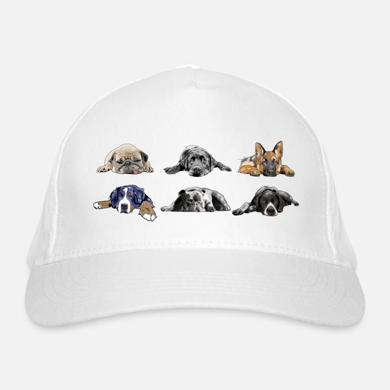 Pug Labrador German Shepherd Bernese Bulldog Pointer Organic Baseball Cap
