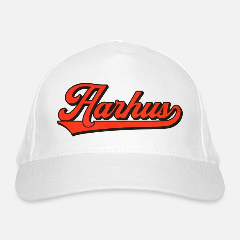 Aarhus Retro Lettering – Denmark Style Organic Baseball Cap