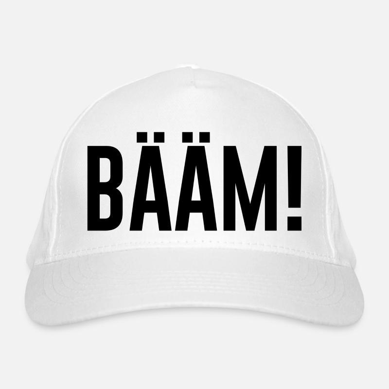 Bääm Geschenkidee Sprüche Spruch Bio-Baseballkappe
