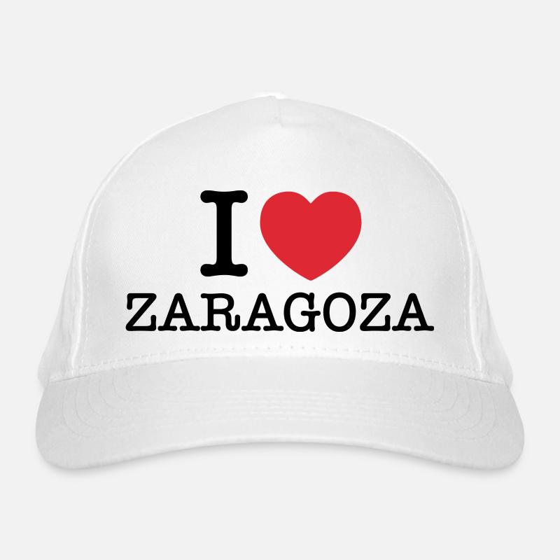 Ich liebe Saragossa | Saragossa | I Herz Saragossa Bio-Baseballkappe