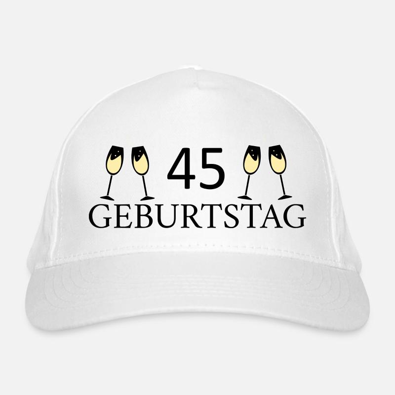 45e anniversaire 45 ans Casquette classique bio