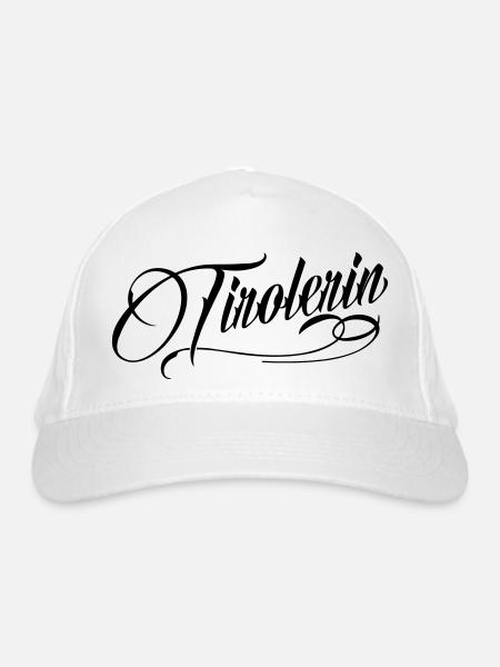 Tirolerin - Bio-Baseballkappe - Weiß