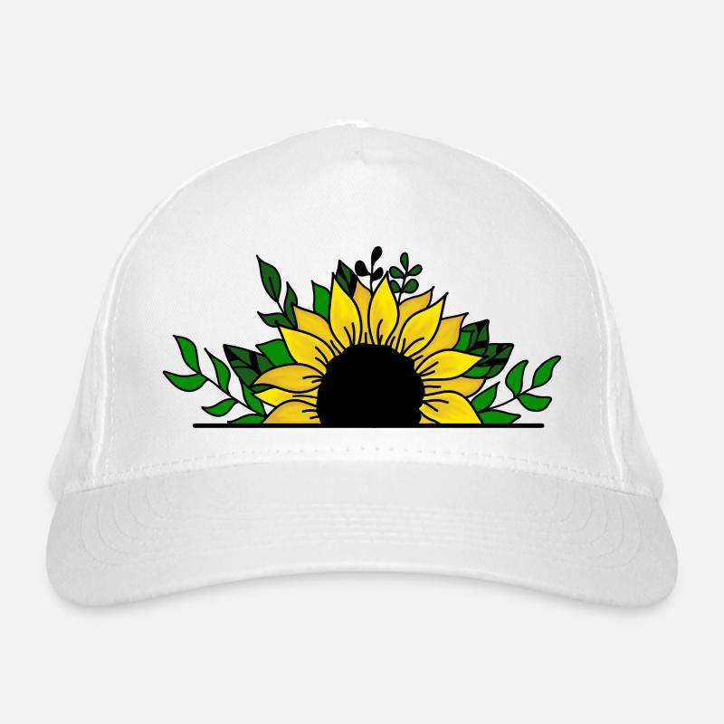 Sonnenblume Bio-Baseballkappe