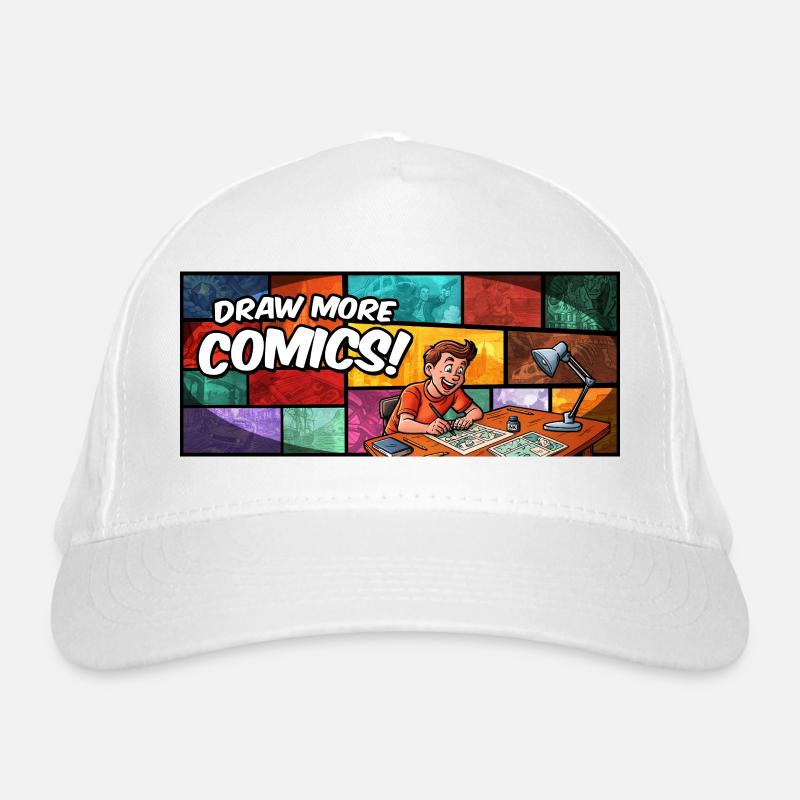 Draw More Comics! Organic Baseball Cap