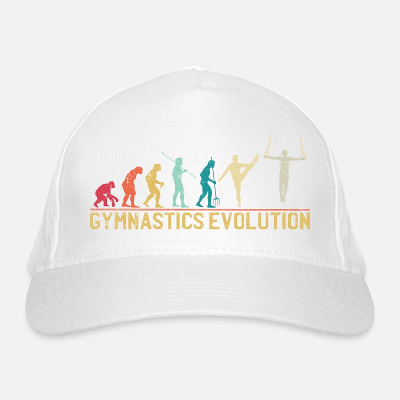 Gymnastics Evolution Graphic Tee Organic Baseball Cap