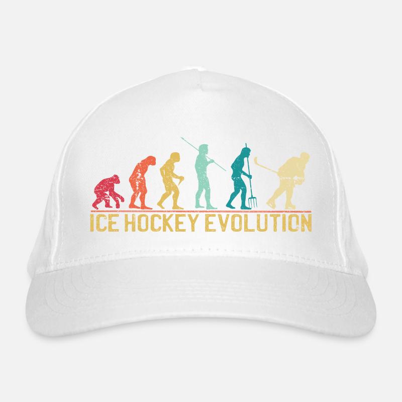 Hockey Evolution Silhouette Design Bio-Baseballkappe