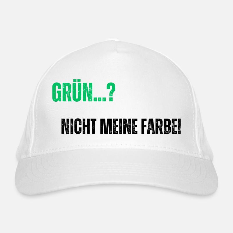 Le vert n’est pas ma couleur Casquette classique bio