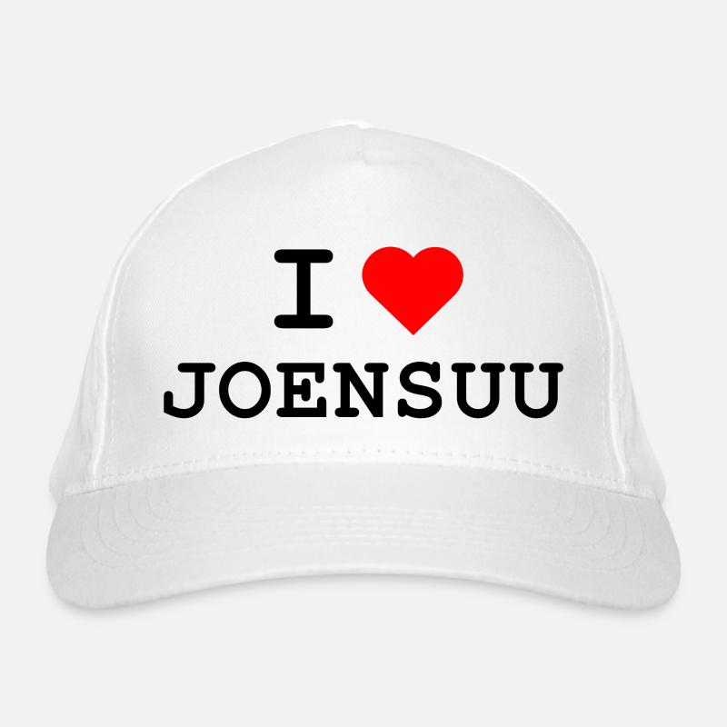 I love Joensuu Bio-Baseballkappe