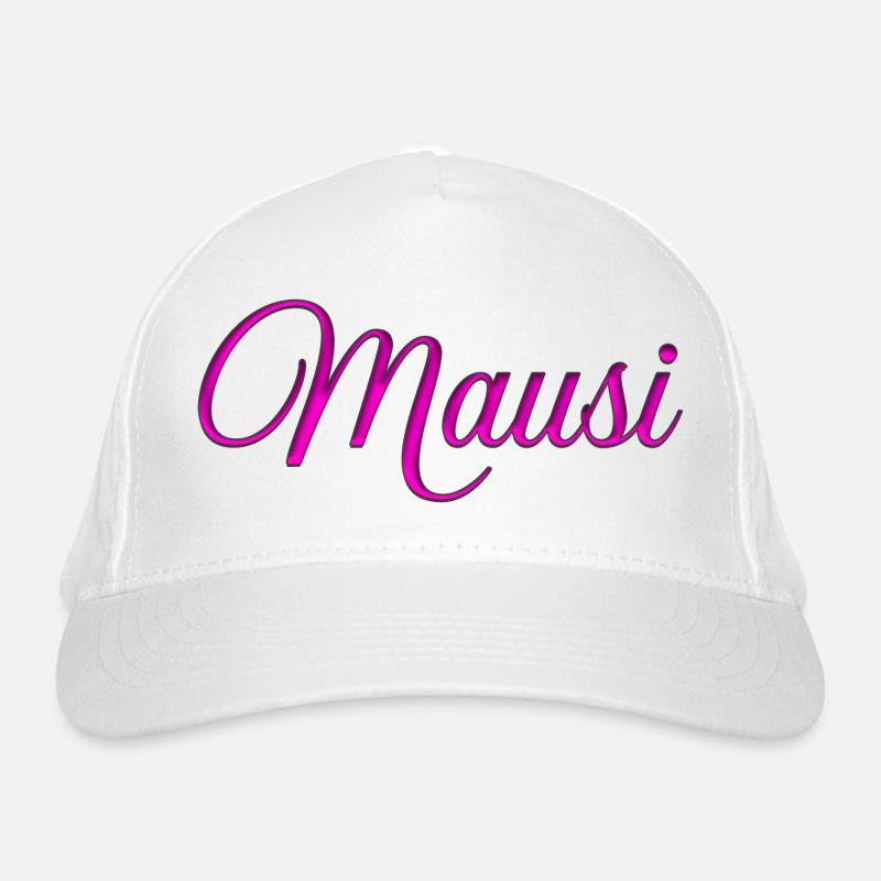 Mausi_-_saying_ Organic Baseball Cap